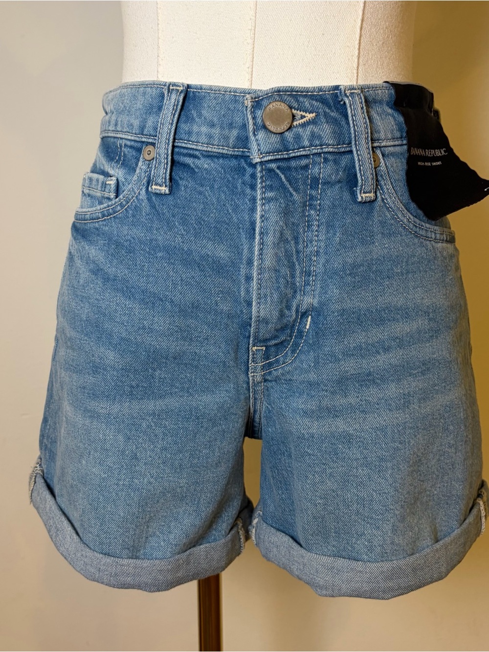 Banana Republic High-Rise Denim Shorts NWT 26